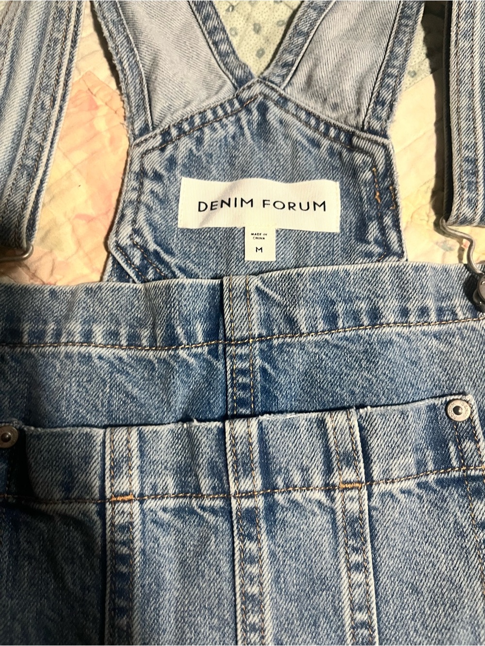 Denim Forum Light Blue Denim Overalls